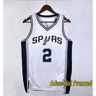 Hot Pressed San Antonio Spurs #2 Dylan Harper Association Edition white basketball Men's Jersey