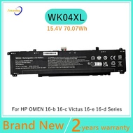 WK04XL Laptop Battery for HP OMEN 16-b 16-c Victus 16-e 16-d HSTNN-IB9V HSTNN-OB2 HSTNN-WB0B WK04070