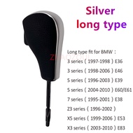 Suitable for BMW E36E46E39E53E60E61E61 Car Shift Knob Carbon Fiber Werewolf Leather