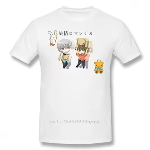 Junjou Romantica T Shirt Junjou ROMANTICA T-Shirt Man Short Sleeve Tee Shirt Printed Awesome Casual 