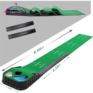 [deevoka] Golf Putting Mat, Golf Hitting Mat Training Aid Simulator Lightweight Golf