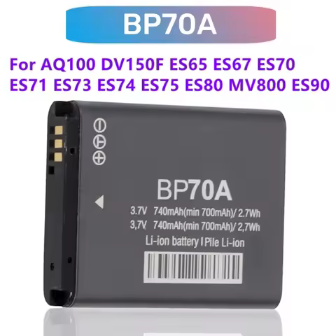 1-2Pcs BP-70A EA-BP70A IA-BP70A BP70A IABP70A Battery For AQ100 DV150F ES65 ES67 ES70 ES71 ES73 ES74