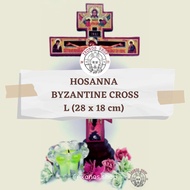 ORTHODOX Cross Hosanna Byzantine Cross Size L