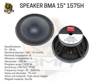 Speaker Komponen 15 Inch BMA 1575H / Speaker Component 15" 15inch
