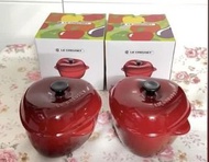 LC蘋果湯盅 Le Creuset Apple Casserole Cerise (400ml)  甜品盅 燉盅