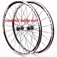 NEW 2018 Cosmic ELITE UST 700C Alloy Wheels Road Bicycle Bike Wheel V Brake Aluminium Wheelset Bicyc