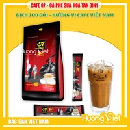 Cafe G7 3in1 bịch 100 gói x 16gr - Cà phê sữa hòa tan Trung Nguyên Legend (gói dài) - đặc sản cà phê
