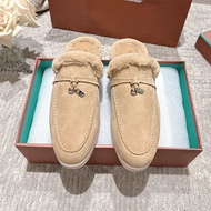 gff Ready Stock - 2025 New Style Loafers with Fleece Lining | Autumn/Winter Comfortable Wool Slipper
