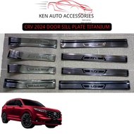 HONDA CRV 2024-PRESENT TITANIUM SILL PLATE, TITANIUM SIDE STEP, DOOR STEP PROTECTOR GARNISH STAINLES
