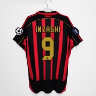 S-XXL 06 07  บ้านย้อนยุคเสื้อแข่งฟุตบอลคาคาคาคาห่างออกไป #22ฟุตบอล Maldini #3ฟุตบอล Inzaghi 2006 200