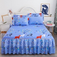 Ga Trải Giường Ren Queen King Hàn Quốc Diềm Bao Quanh Giường 4/5/6ft Vỏ Bọc Nệm Princess Ra Bọc Nệm