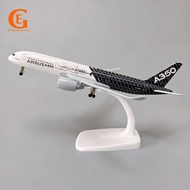 Airbus 350 Prototype XWB Aircraft Model Diecast Metal A350 Airplane Model Toy with Landing Gear and 