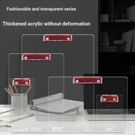 [A3 Folder] Acrylic Board Clip a3 Drawing Board Transparent Hard Board Folder Board a4 Art Student S