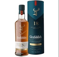 🔥超級優惠🔥送禮自用🔥 只限荃灣交收 Glenfiddich 18 Year Old 700ml 格蘭菲迪18年單一純麥威士忌700ml
