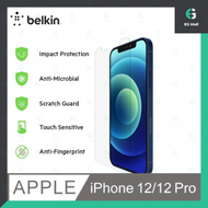 Belkin - SCREENFORCE 鋼化玻璃抗菌防指紋螢幕保護貼 Apple iPhone 12/Pro