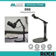 RODE DS2 DESKTOP STUDIO ARM FOR MICS, LIGHTS, PHONES & CAMERAS WITH FLEXIBLE POSITIONING & LOW-NOISE