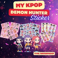 Sticker Kpop Demon Hunter Huntrix Vynl Waterproof