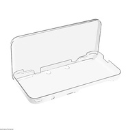 SV Crystal PC Case Clear Protective Sleeve Hard Housing Shell for New 2DS XL LL
