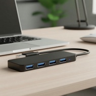 5Gbps High-Speed USB 3.0 Hub Adapter Multi-Port Splitter for Laptops MacBooks Mac Mini iMac Surface 