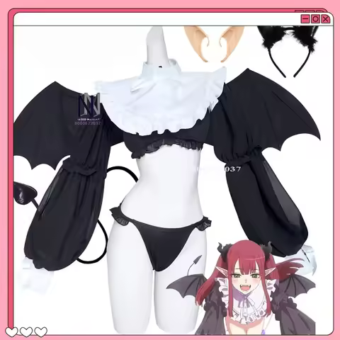 My Dress-Up Darling Marin Kitagawa Rizu-kyun Succubus Form Cosplay Costume Demon Two-dimensional Ful