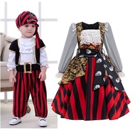 Halloween Children Costume cos cos Costume Cosplay Pirates of the Caribbean Boys Girls Young