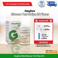 EASYSURE GCU Test Strips Blood Glucose, Cholesterol, Uric Acid KKM & MDA Approved Original Product