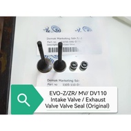 Demak Evo-z /Evo-zr / MV / DV 110 Intake Valve/ Exhaust Valve / Valve Seal Set Original