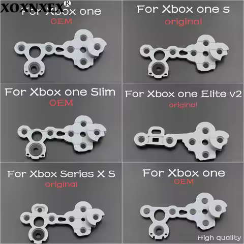 1/2/5/10Pcs Conductive Rubber Button For Xbox One S slim X / Series One S X /Elite V2 Gamepad Silico