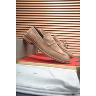 BC Men's 2025 Autumn Winter Leather Flat Casual Loafers