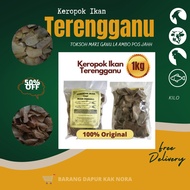 Keropok Keping Terengganu | Keropok Ikan 1kg.(Bulat).