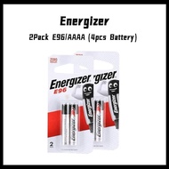 /2pcs Energizer AAAA Battery 1.5V Alkaline Battery E96 Battery 500mAh Capacity For Stylus Laser Pen 