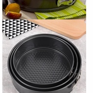 Springform Pan Set of 3 Non-Stick Removable Pan/