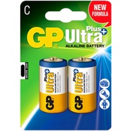 GP Ultra Plus Alkaline C Battery (UPA C 2C) 2pc/Card