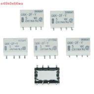 5 Pcs DC 5V SMD Transition Signal g6k-2f-y 8pin For New Relay Omron
