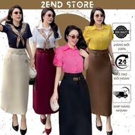 2END | MINDL Miu pencil skirt with belt - Code 3335/3346