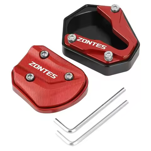 For Zontes 350D 350m 368D 368m ZONTES 350d Motorcycle Accessories Foot Side Stand Enlarger Plate Sup