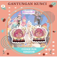 GANTUNGAN [NOT PO] Acrylic Cookie Run Kingdom Keychain Acrylic Cookie Run Kingdom Keychain