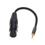 TRRS 2.5mm Male to 4-Pin XLR Female Balanced Headphone Audio Adapter Cable Compatible for Astell&Ker