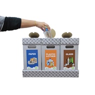 Recycle Bin Waste Separation Trash Bin Stylish -RB02S