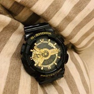 G-SHOCK 變形金剛黑金重型休閒錶(GA-110GB-1A)-黑/51.2mm