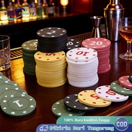 100pcs Poker Chip Set Blackjack Baccarat Casino Texas Poker Chip Coin Coin 5 Denominations Premium