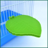 Bird Perch Platform Stand Leaf Shape Bird Platform for Cage Parrot Perch Stand Toy Cage Accessories Exercise Toy juasg