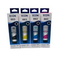 หมึกเติม Epson 003 หมึกพิมพ์สำหรับปริ้นเตอร์ L1110,L3100,L3101,L3110,L3150,L5190) 4 สี
