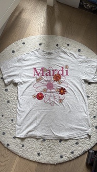 韓國 Mardi  花花圖案 T恤