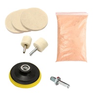 8Pcs Cerium Oxide Glass Polishing Powder Kit For Deep Scratch Remover For Windscreen Windows Glass C