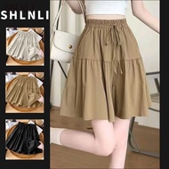 Spring Summer Simple Loose Five Quarter Pants Women's Causal Thin Shorts