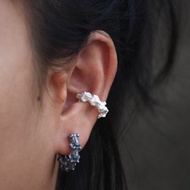 脊椎骨節純銀耳骨夾 暗黑美學手工無耳洞耳夾耳掛