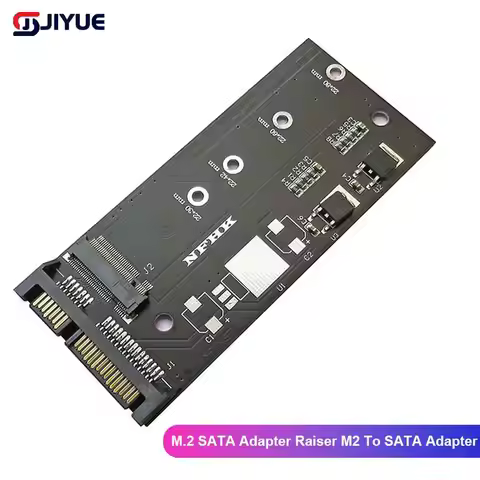 1pc B+M Key SATA M.2 Ngff Ssd To Sata 3 Raiser M.2 To Sata Adapter Expansion Card M.2 SATA Adapter R