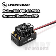 HOBBYWING XERUN XR8 PRO G3 200A Seneored Brushless ESC for 1/7 1/8 RC Model Car Buggy Racing Accesso