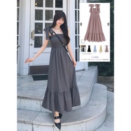 SEVEN | Japan • GRL • Shoulder Bow Layered Dressღ